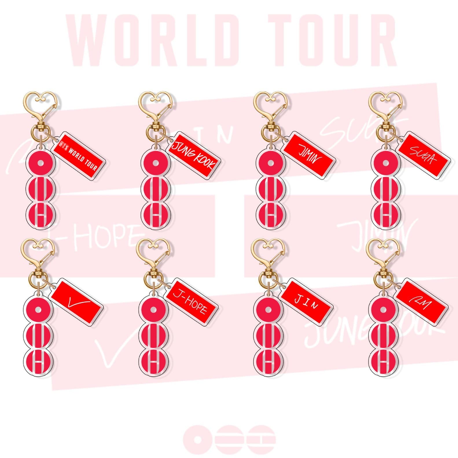 BTS 2026 New World Tour Keychain Pendant Star Merchandise
