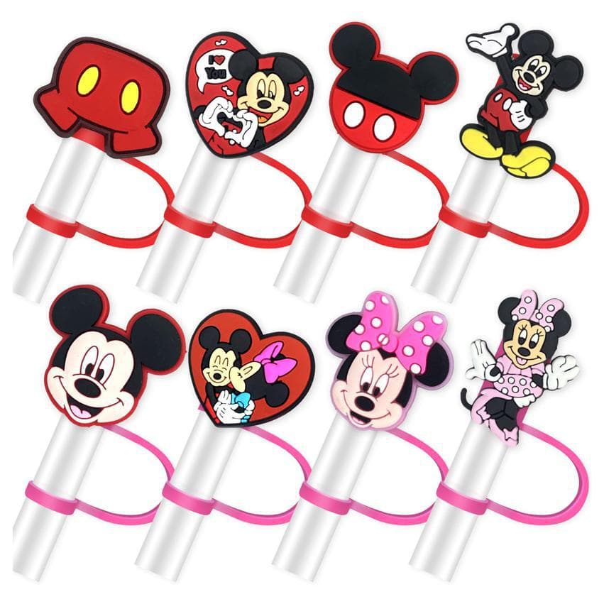 Cartoon Straw Lid Cartoon Straw Topper Fits 10mm Straws Compatible with 30oz and 40oz With Handle