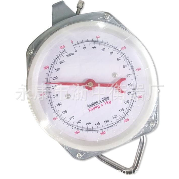 [Manufacturer supply] 550LB hanging scale, 250KG spring scale, and other pointer dial handheld hanging scales and weighing instruments