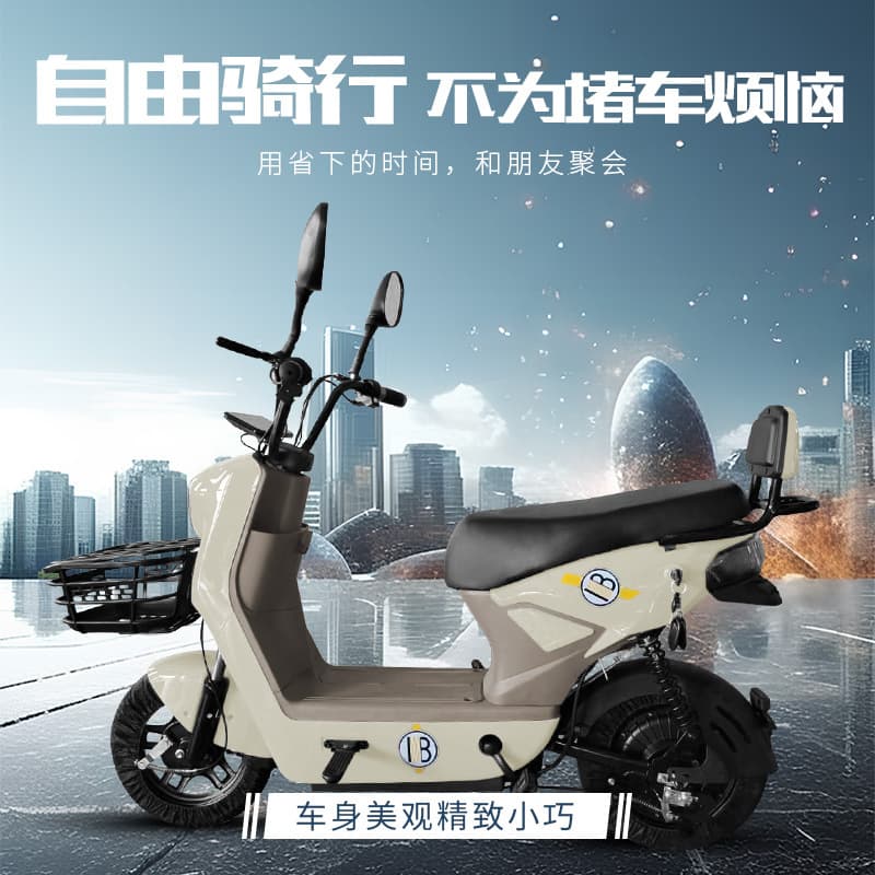 City Scooter Two-Wheel Electric Commuter Vehicle Cross-Border Factory Source Ebike