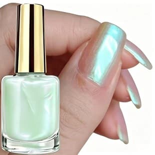 [Cross-Border Exclusive] Hot Sale Aurora Laser Colorful Oil-Based Nail Polish, Long-Lasting, No-Bake Quick Dry, 10ml
