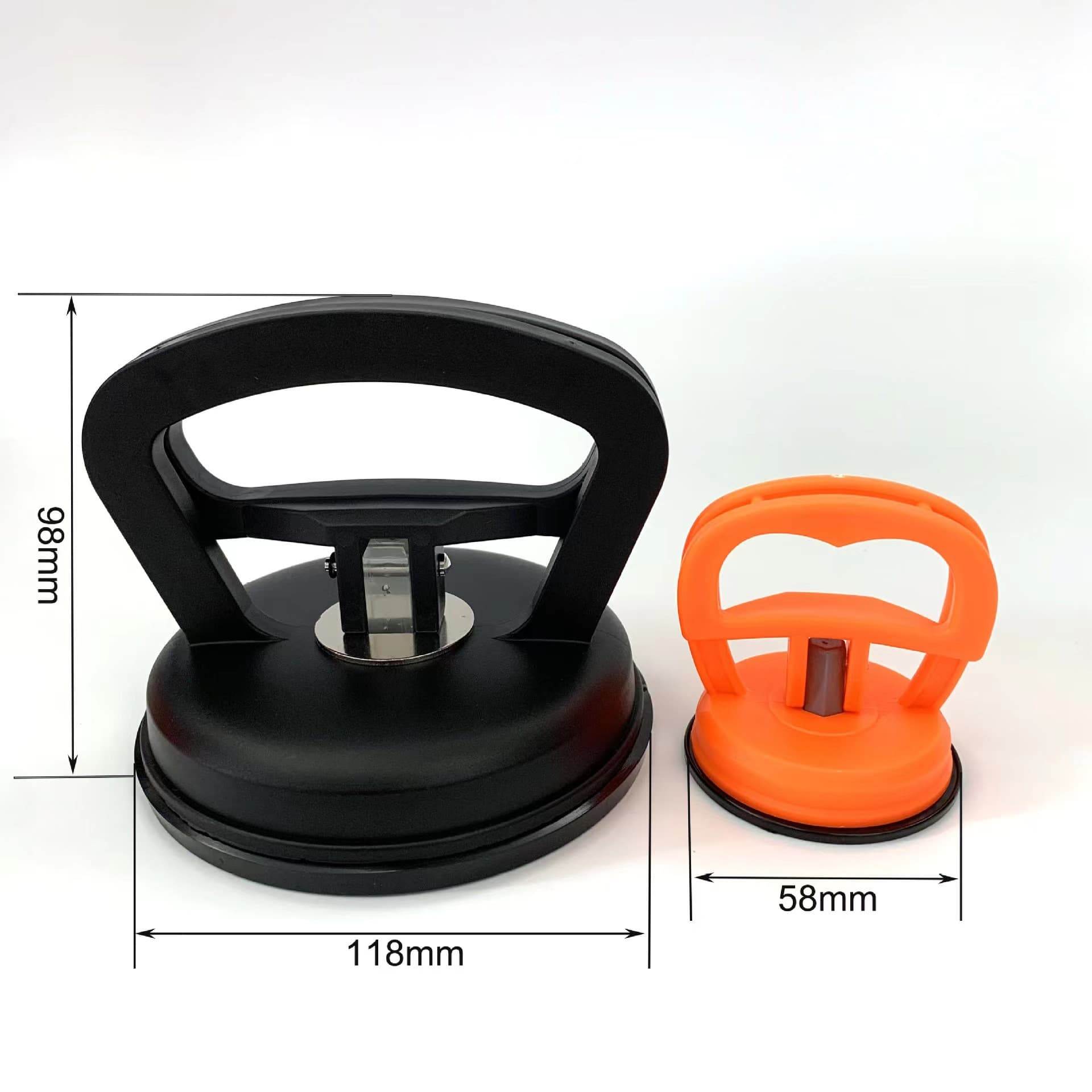 Pull suction cup for powerful car dent repair, glass, tile, and mobile phone screen removal.