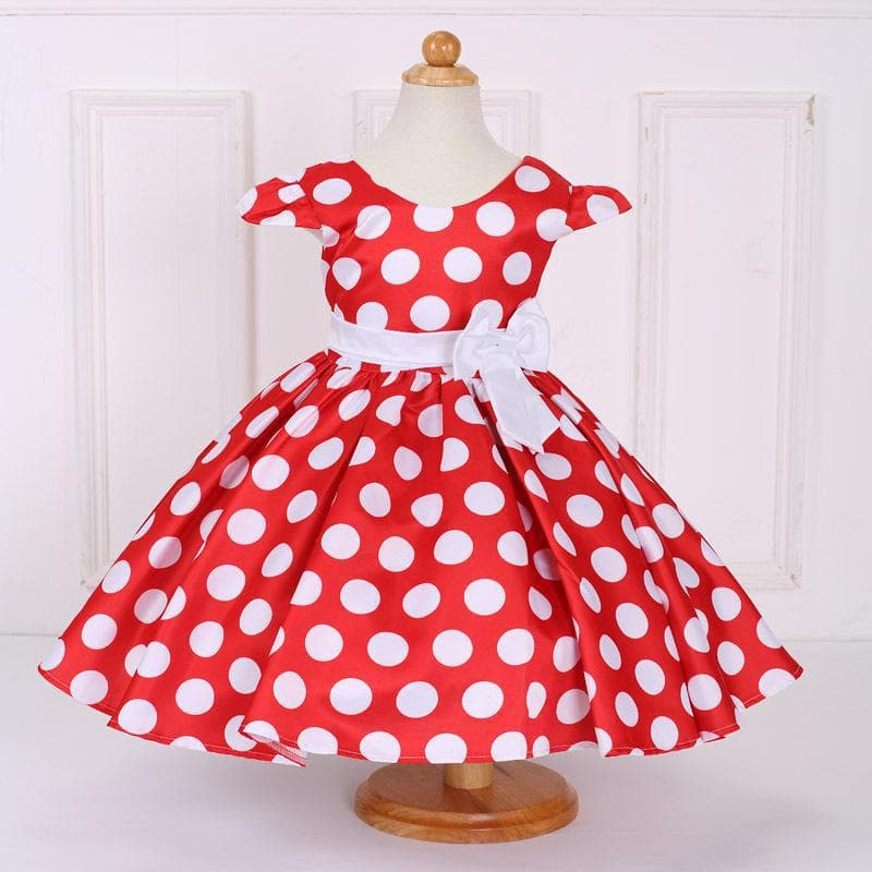Cross-border Wish AliExpress European and American Girls Princess Wedding Dress Bowknot Gown Children's Day Dress