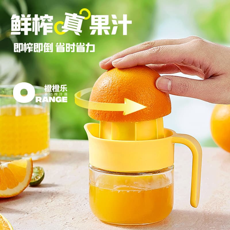 Manual Juicer for Home Use, Fruit Press, Citrus Juicer, Orange and Lemon Squeezer
