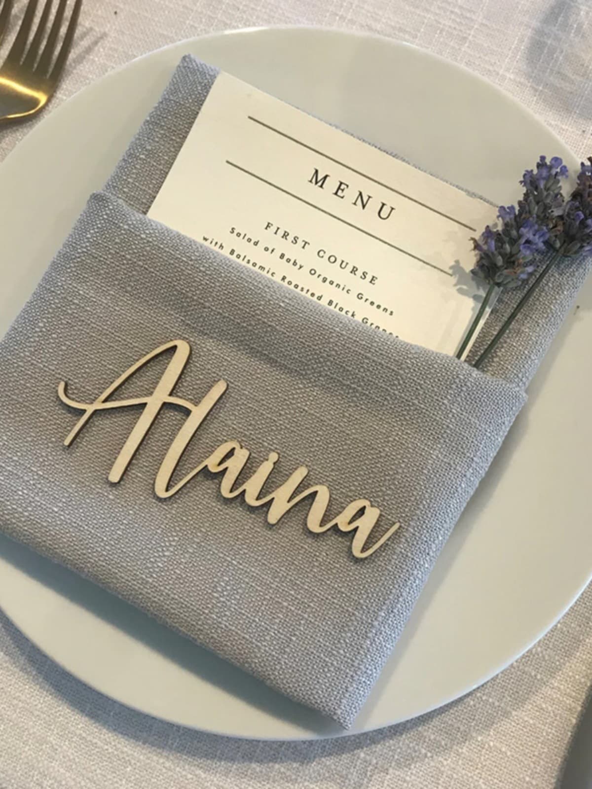 Wedding Name Plates, Guest Table Cards, Wooden Rustic Seating Place Cards, Creative Menu and Plate Cards