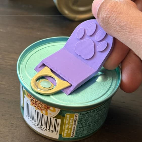 Cross-Border Hot Selling Cat Food Dog Food Can Opener Kitchen Accessories 3D Printed Bottle Opener Nail Protector