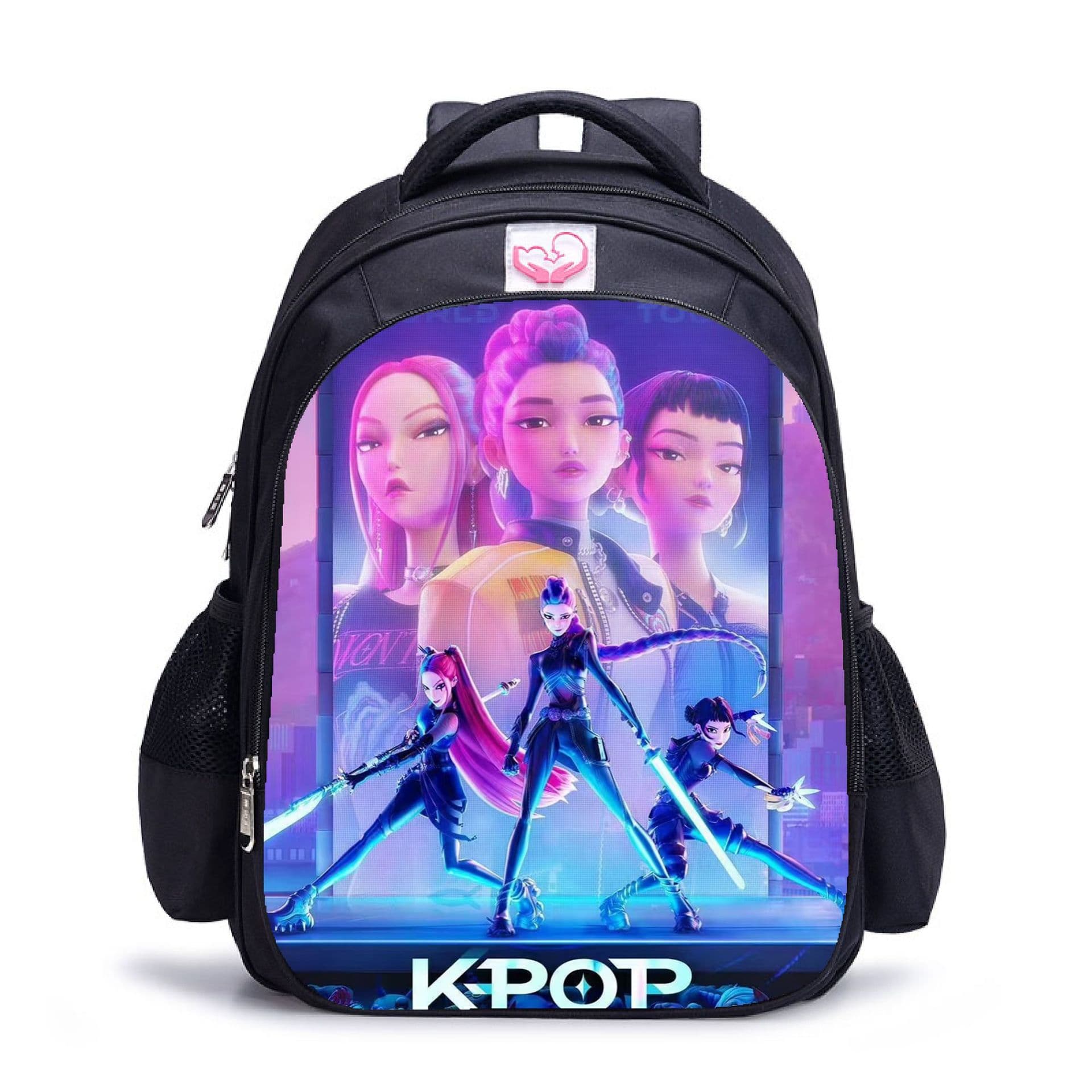 Kpop Demon Slayer Girl Group Backpack for Women HD Printed Casual Cross-Border Lightweight Backpack Manufacturer Direct Sale