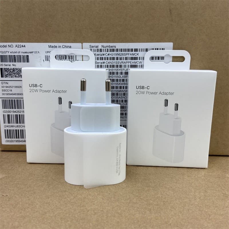 Apple EU Standard PD20W Fast Charger for iPhone, Original PD20W Three-Code Matching with ID Verification Connector