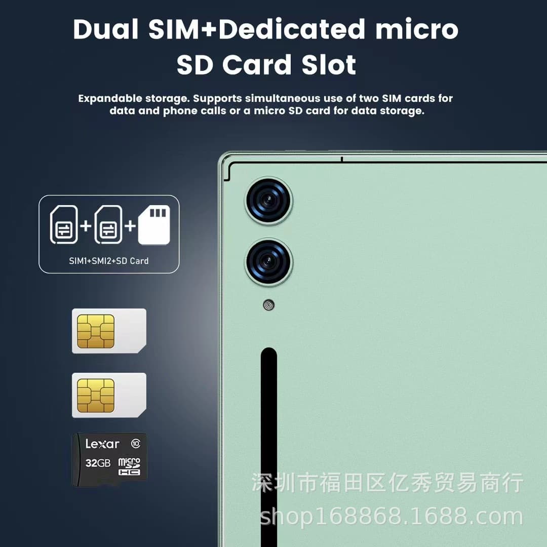Export Tablet PC S10 Ultra 10.1-inch Unbreakable Screen Cross-border Tablet