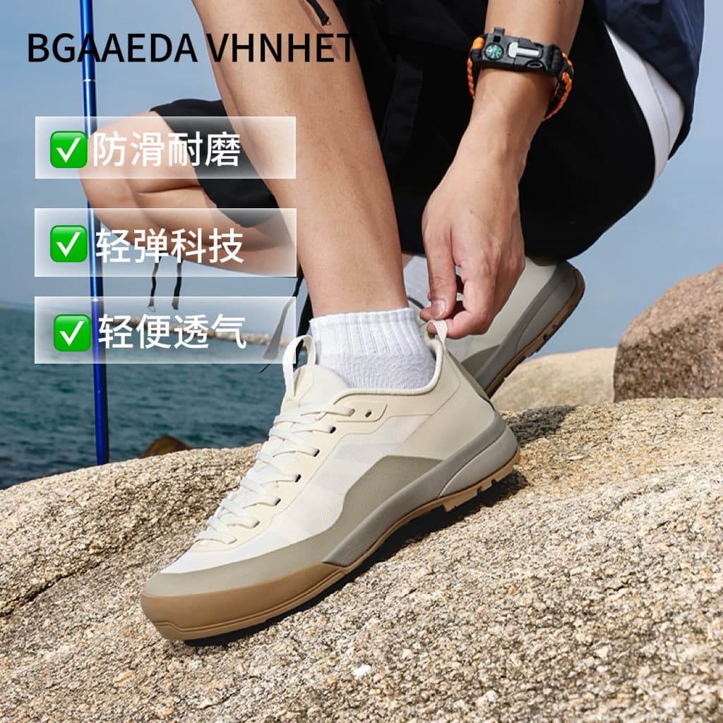 Summer Thin Breathable Mesh Shoes Outdoor Hiking Shoes Comfortable Non-Slip Men's Shoes Outdoor Hiking Shoes Women's Shoes