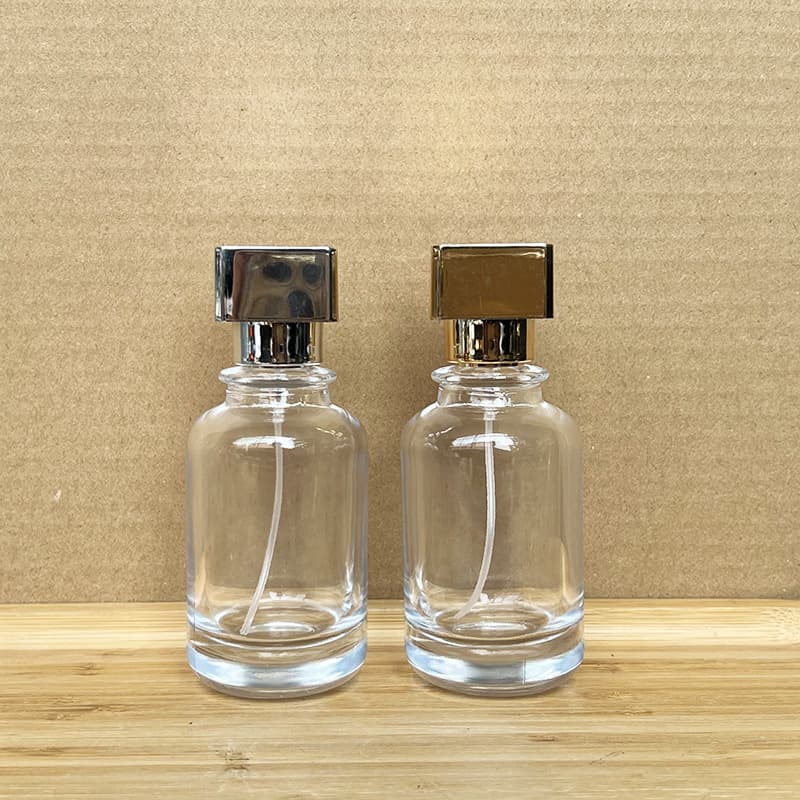 In Stock YY102-50ml-29 Neck Glass Perfume Spray Convenient Empty Bottle / Cosmetic Refillable Transparent Empty Bottle