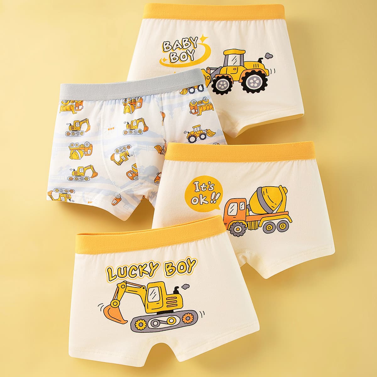 New Summer Kids Boxer Briefs Boys Cotton Thin 12-Year-Old Teen Shorts Boys No Wedgie Flat Briefs