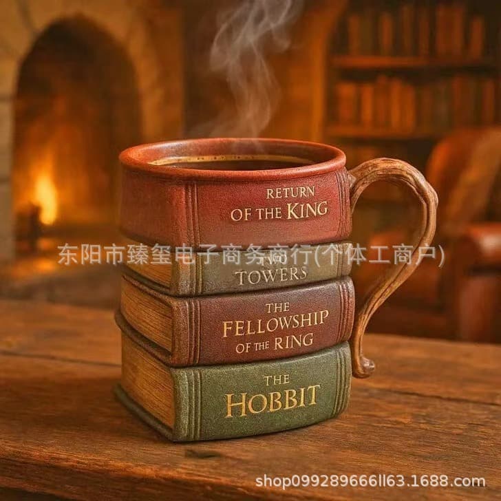 New Cross-Border Book Series Coffee Mugs - Book Series Coffee Cup Water Cup Mug Decoration