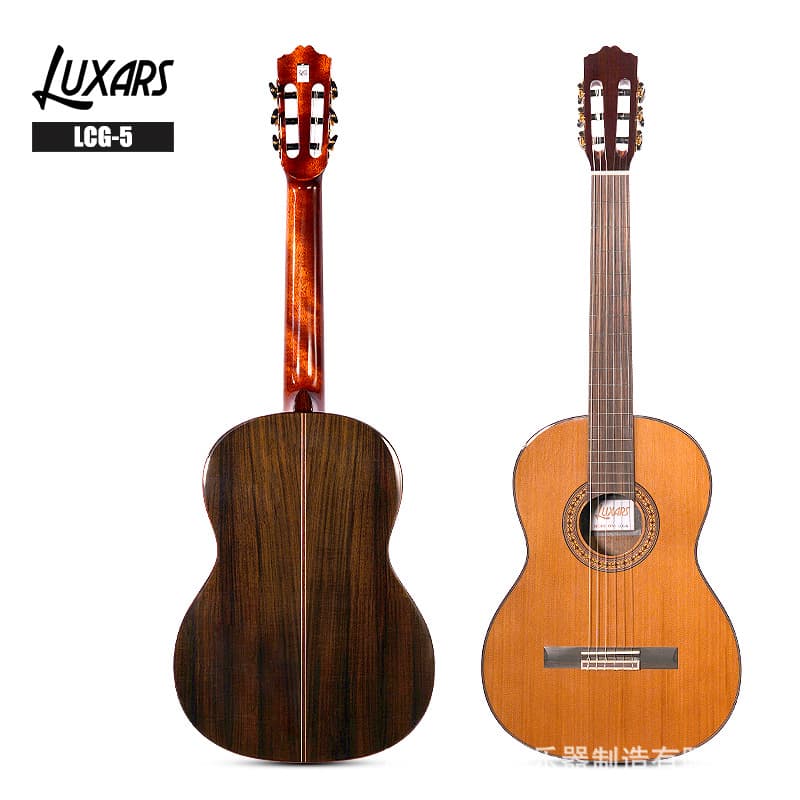 Classical guitar 39-inch rounded veneer guitar guitar manufacturer wholesale classical guitar bright red pine rosewood