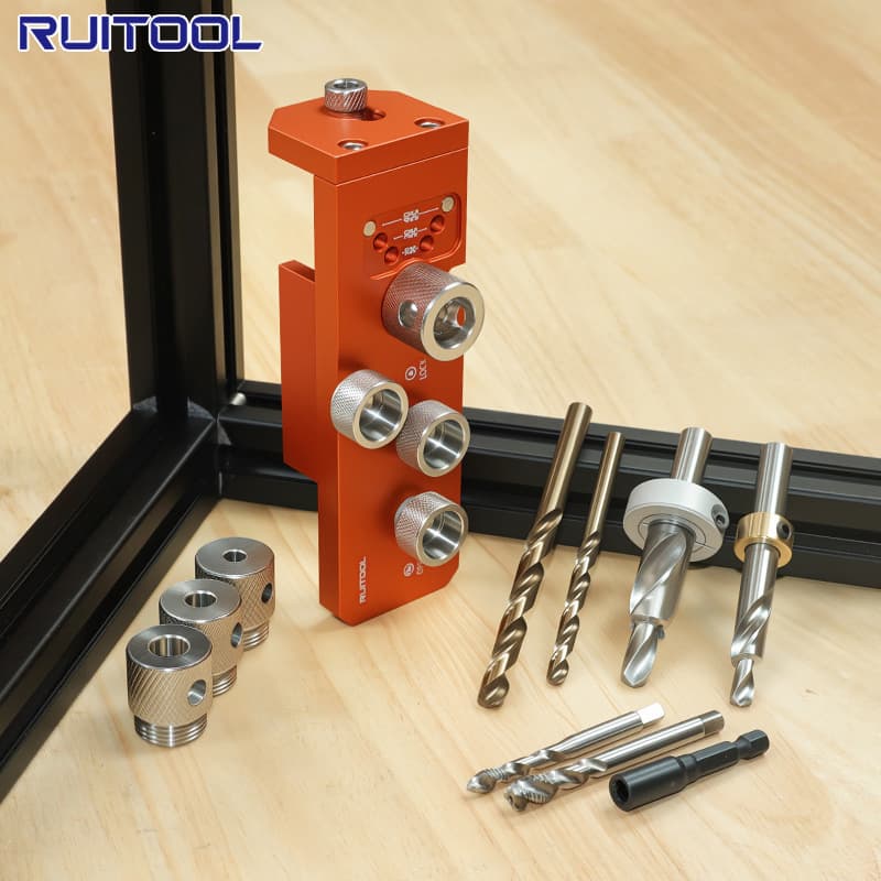 Aluminum Profile Integrated Hole Punch Tapping Aid 203040 Aluminum Profile Hole Punch L-Type T-Type Splice Fixer