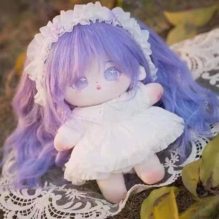 20CM Cotton Doll Wig Factory Wholesale Male and Female Doll Hair Humanoid Plush Toy Hair Wig Stock Drop Shipping