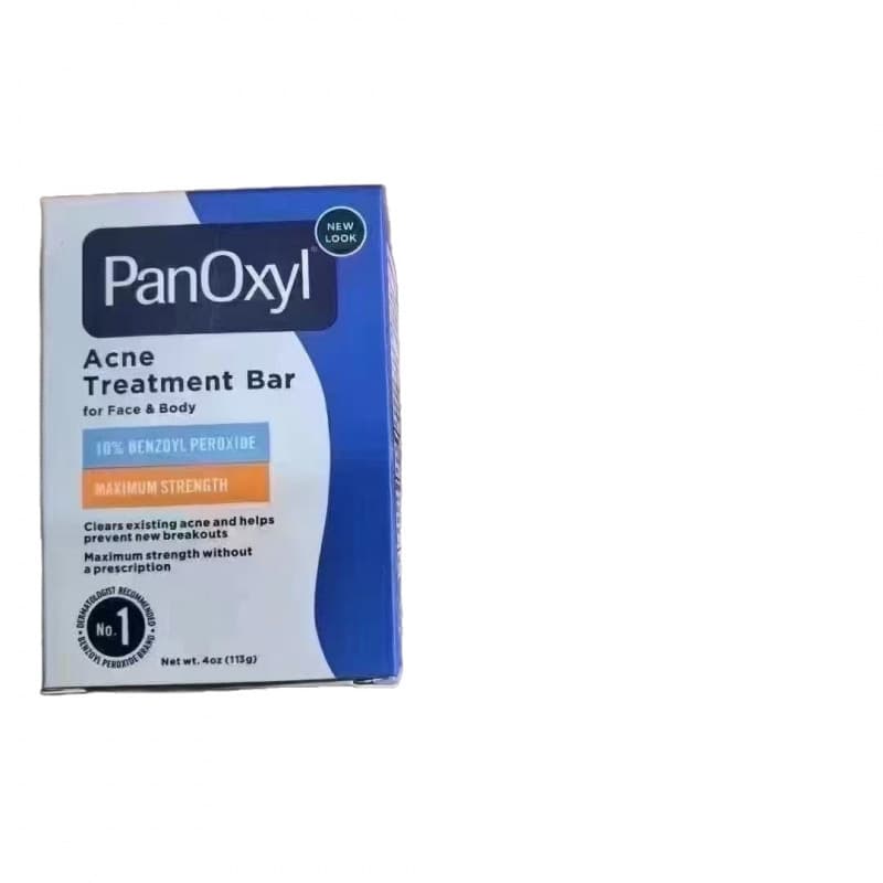 USA Panoxyl 10% Benzoyl Peroxide Acne Treatment Solid Soap, BPO, Ban Sai, Deep Cleansing for Face and Body