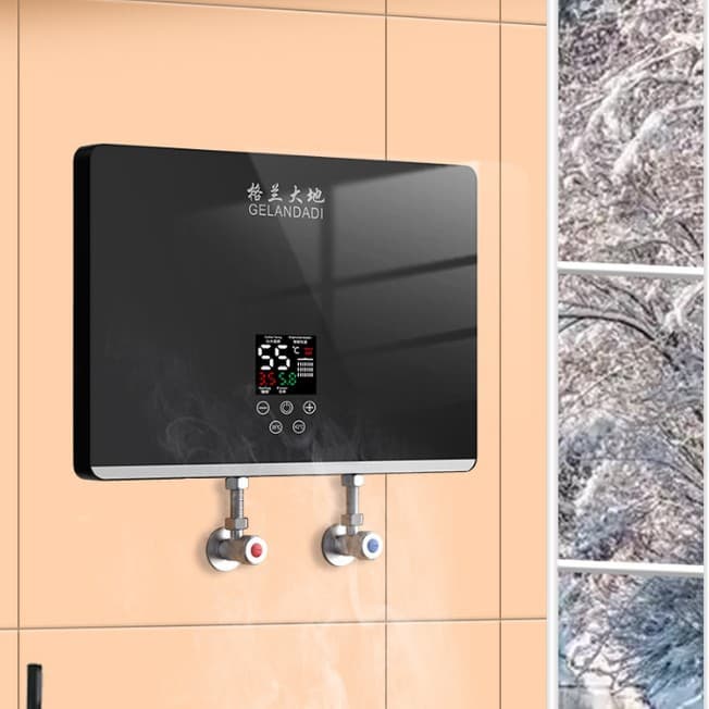 Cross-border instant electric water heater shower household tankless bathroom small rapid kitchen unit foreign trade wholesale