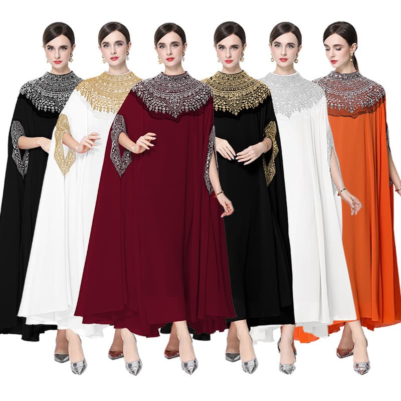 Heavy industry diamond-encrusted light luxury dress