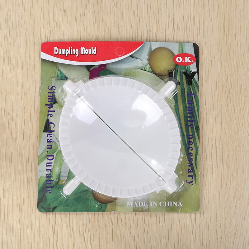 Factory direct sales plastic dumplings magic kitchen household PP manual dumpling maker dumpling mold tool