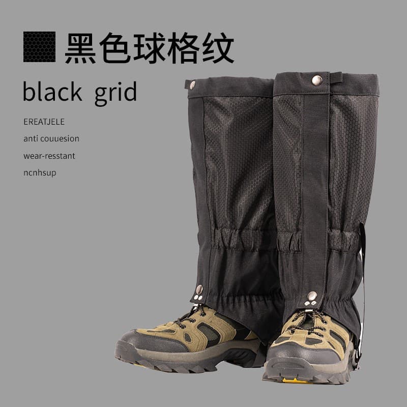 Snow gaiters, snow mountaineering and hiking leg protectors, outdoor snow and sand protection, long boot covers, unisex, waterproof desert gaiters