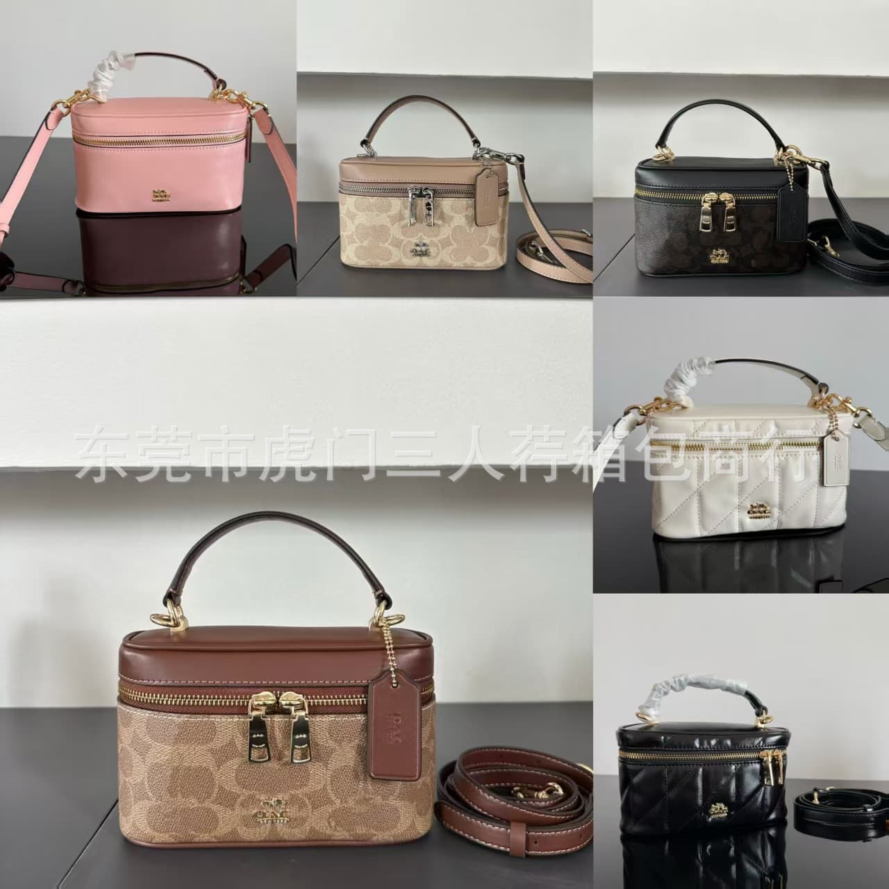 Coco New Rainer18 Box Bag Retro Flower Mini Makeup Bag Shoulder Crossbody Bag Handbag for Women