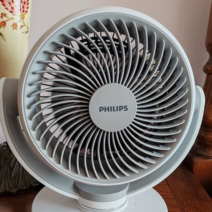 Philips Air Circulating Fan Home Desktop Table Mini Dormitory Electric Fan Bedside Table Fan Lightweight Quiet Small Fan