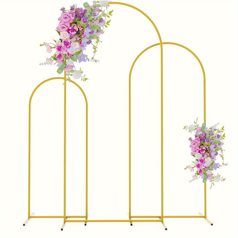 2026 Autumn/Winter Cross-border Foreign Trade New 3-Piece/Set 4ft 5ft 6ft Metal Arch Background