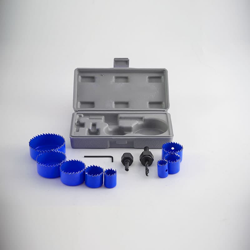 Woodworking-Specific 11-Piece Hole Cutter Set, Ground Teeth Thin Wood Board, PVC Board, Can Lights, Cross-Border Drill Bit Kit