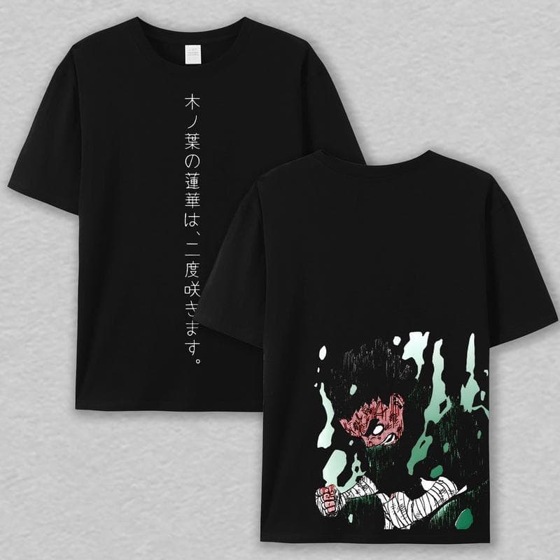 【Cross-border EU Size】Rock Lee - Naruto Anime Double Printed Vintage