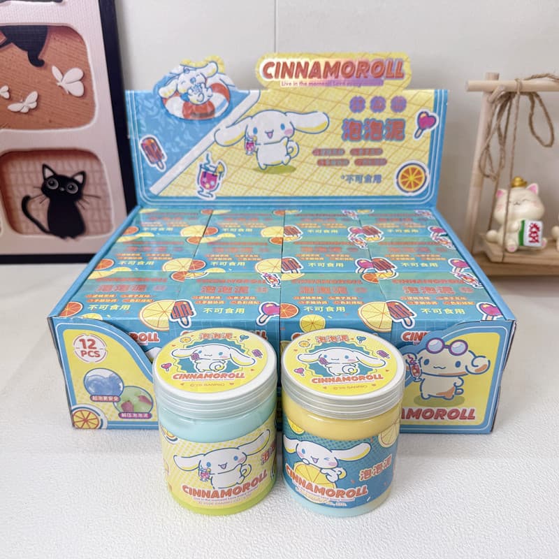 Genuine New Decompression Toy Sanrio Big-Eared Dog Bubble Magic Mud Stress Relief Drawing Putty Wholesale