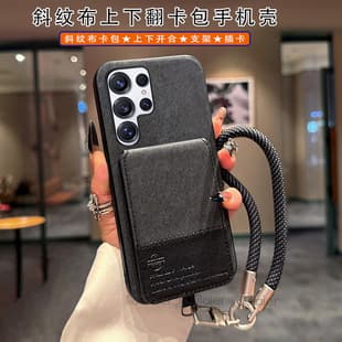 For Samsung Galaxy A27 Flip Card Holder A57 Phone Case A56/A55 Anti-Drop A52 With Wrist Strap New