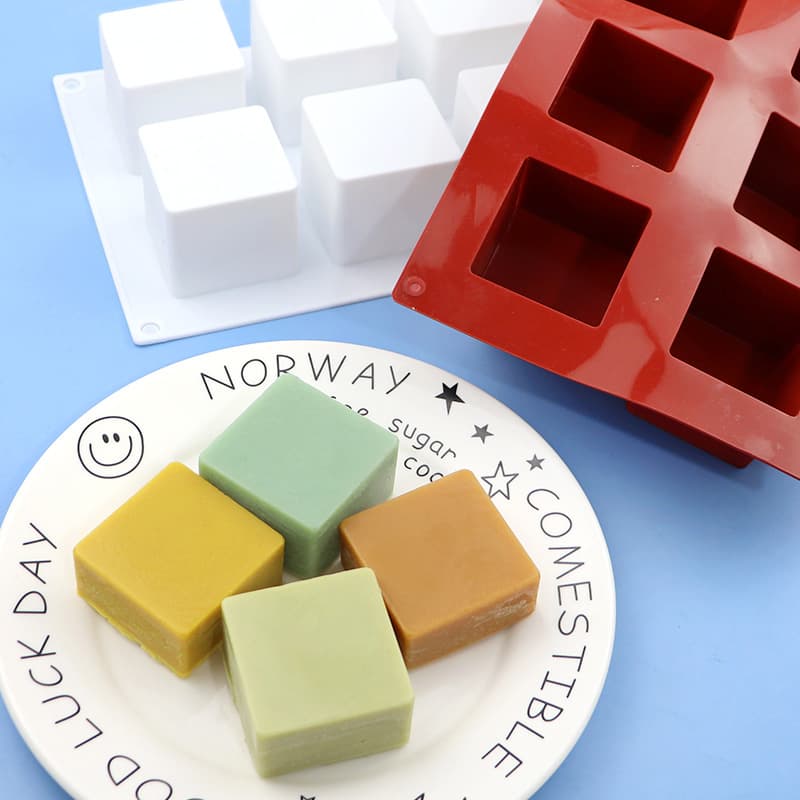 Wholesale 8-Cavity Silicone Cake Mold, Lava Chocolate Mold, Soap Mold, Mousse Cake Mold