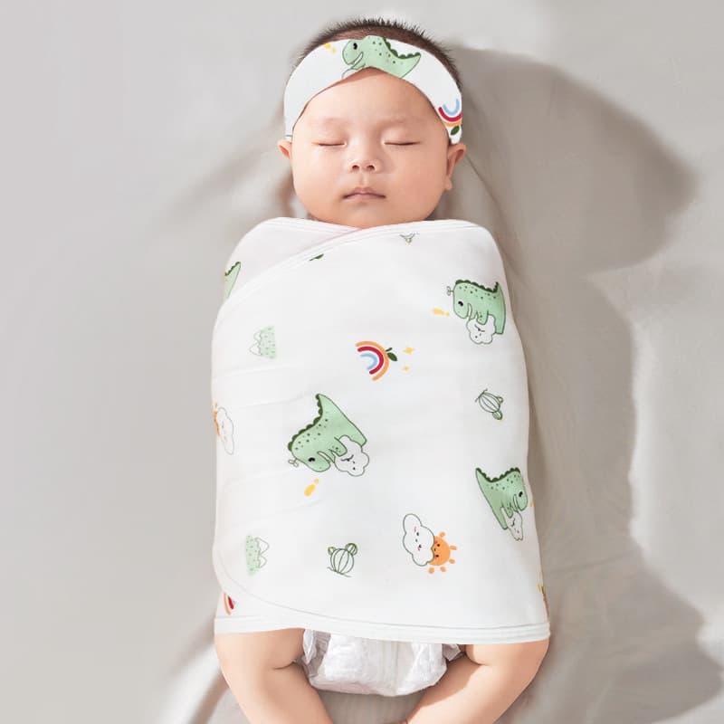 Baby Anti-Startle Swaddle Blanket, All-Season Baby Sleep Sack, Quiet Sleep Essential for Newborns and Small Infants, Summer Swaddle