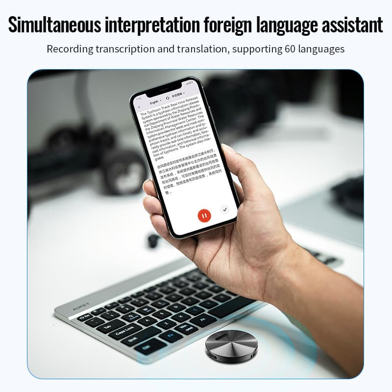 A3 AI recorder ChatGPT smart transcription translation recording pen APP controlled recorder supports 128GB