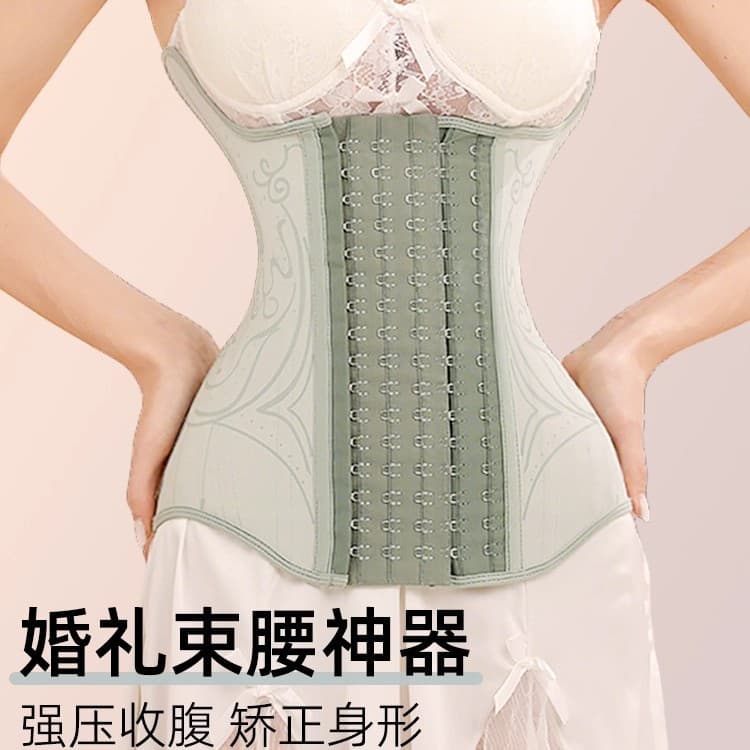 Wholesale Waist Trainer Corset with Boning Shapewear Women's Slimming Belt Wedding Sand Soil