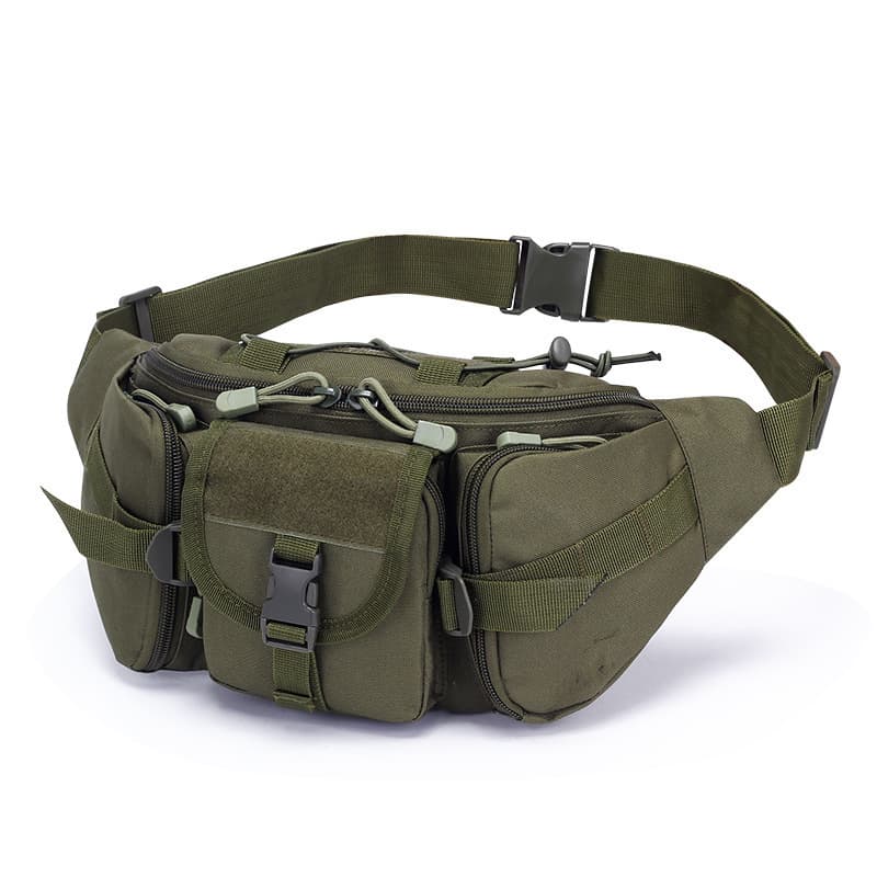 Amazon Cross-Border Outdoor Sports Waist Bag Fishing Multi-Functional Chest Bag Men Women Camouflage Fashion Business Tactical Waist Bag