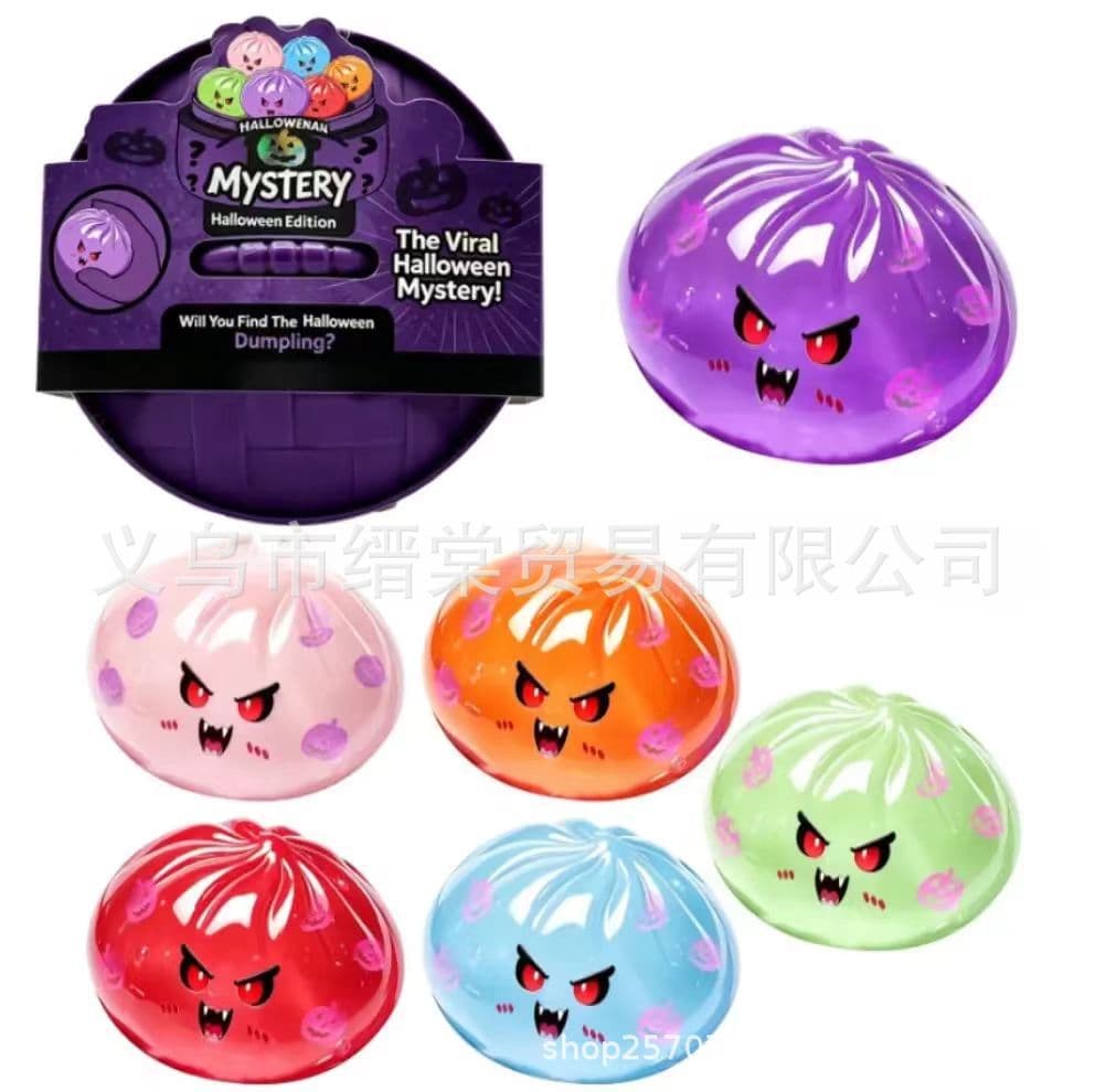 Dumpling Squishies Toy - Realistic Steamed Bun Stress Relief Squeeze Toy, Dumpling Twist Toy