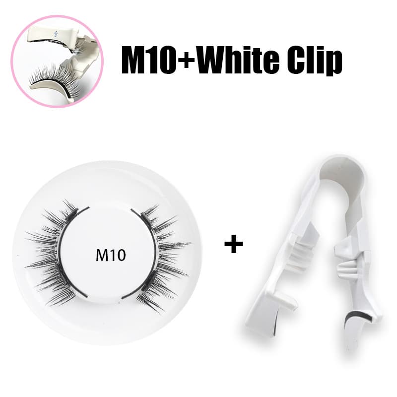 Magnetic False Eyelashes Set, One Pair, Quantum Magnet Eyelashes, Natural Thick Eyelashes, Cross-Border Magnetic Eyelashes
