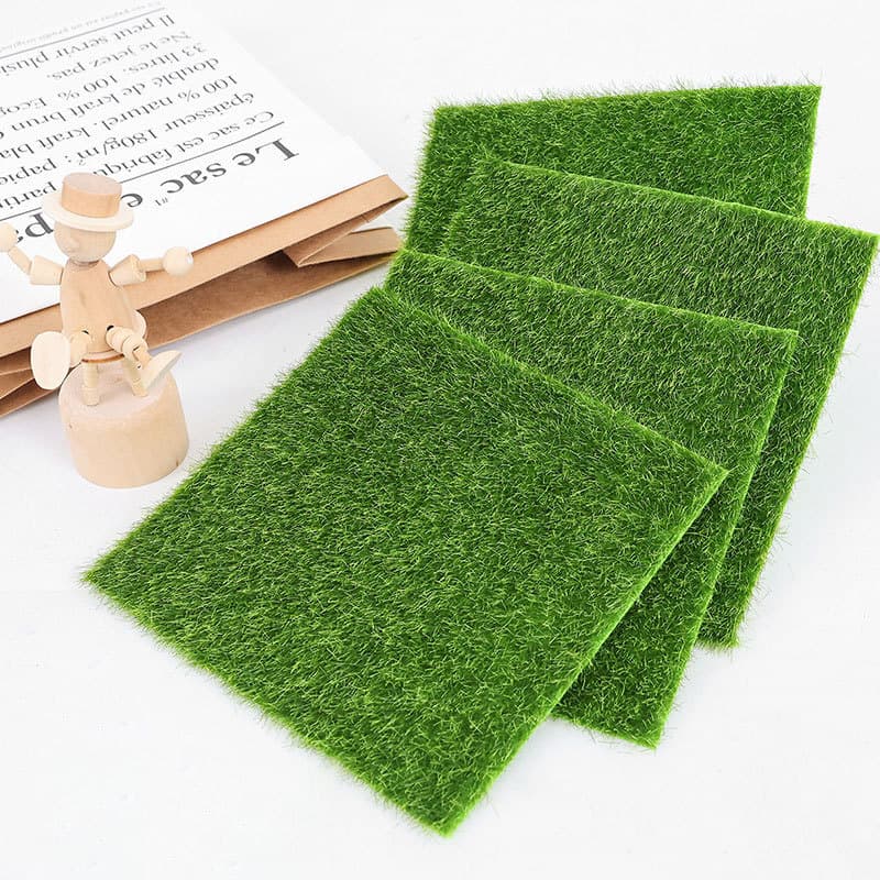 Creative Miniature Landscape Artificial Moss, Fake Moss for Terrarium Decoration, Wholesale Artificial White Moss for Crafts