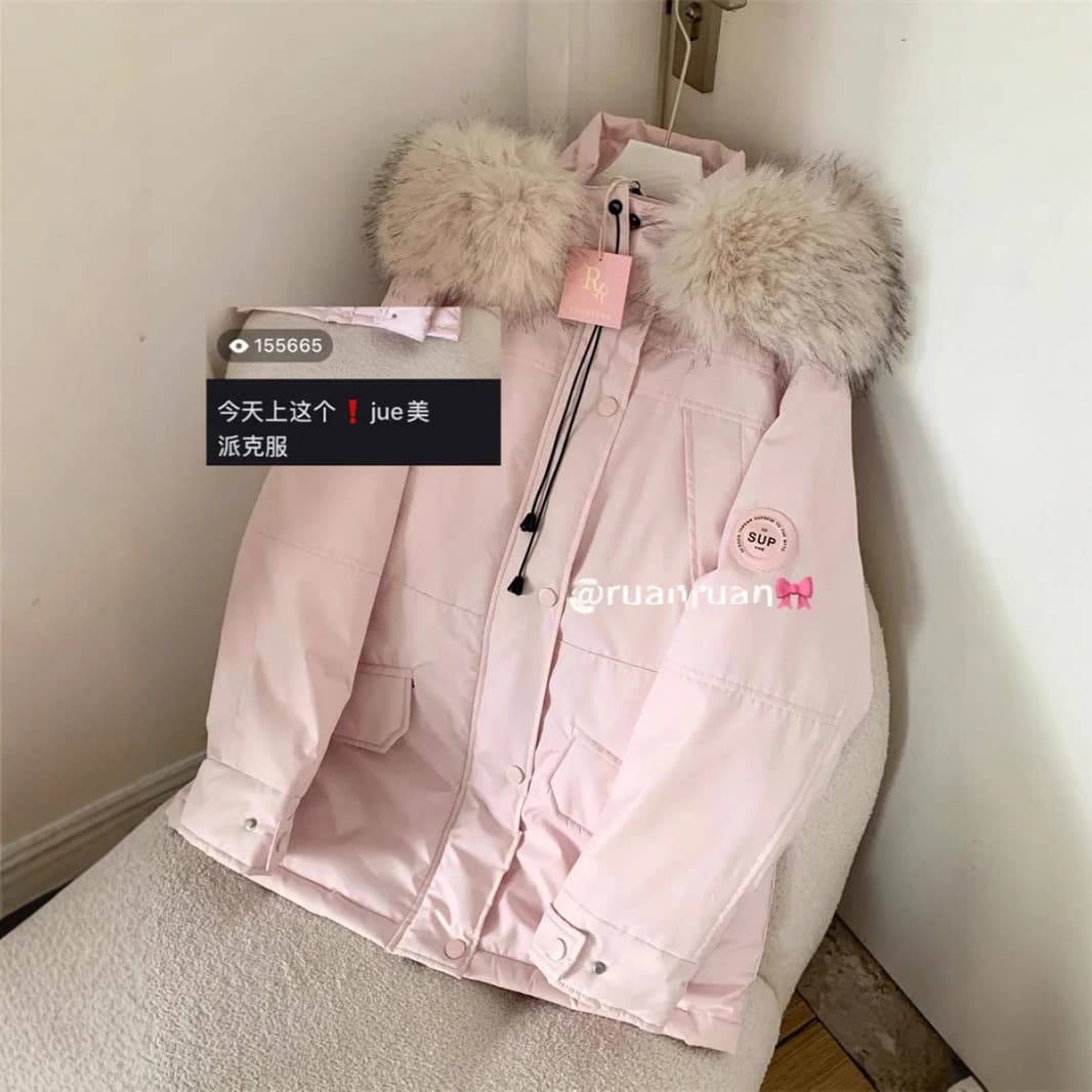2025 children's winter down jackets, stylish Korean style jackets, casual cotton jackets, girls' thickened cotton jackets, trendy jackets
