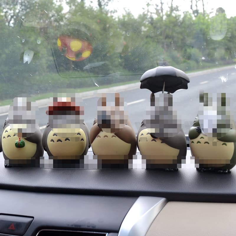 Cartoon Anime Cat Figurine Toy Doll PVC Car Decoration Home Cake Baking Decoration Box Set