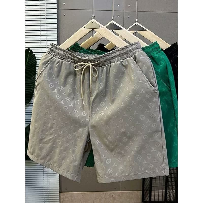 Shorts Internet Celebrity Fashion Trendy Printed Quick-Dry Beach Shorts Men's Breathable Casual Bermuda Shorts Summer Style