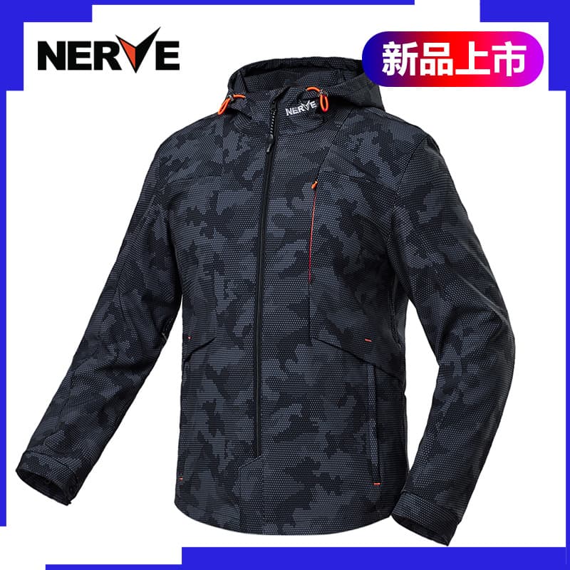 NERVE Riding Jacket Men's Warm Windproof Crash-Proof Motorcycle Casual Gear Horizon Four Seasons