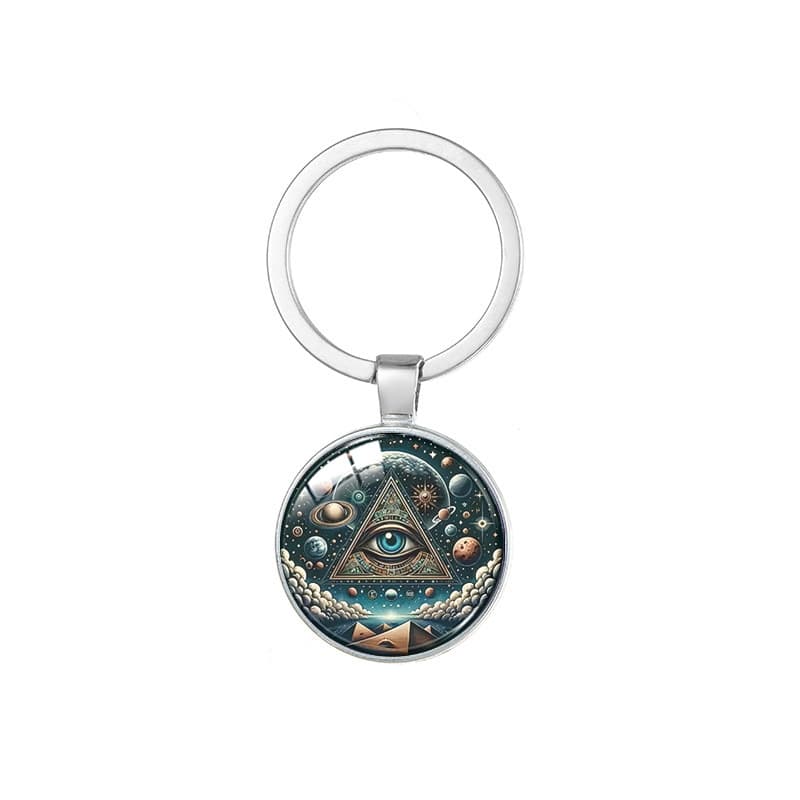 Cross-Border Horus Eye Keychain Evil Eye Religious Enthusiast Gift Bag Charm
