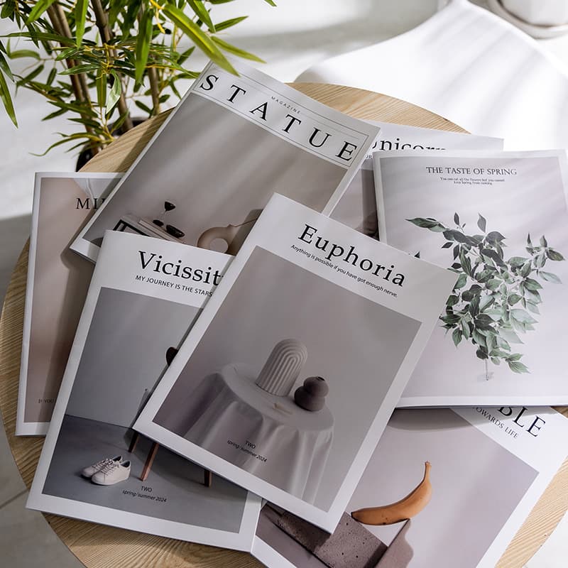 Instagram Style Minimalist English Magazine Photography Prop Live Shooting Fake Book Street Style Sample Room Homestay Decoration Ornament