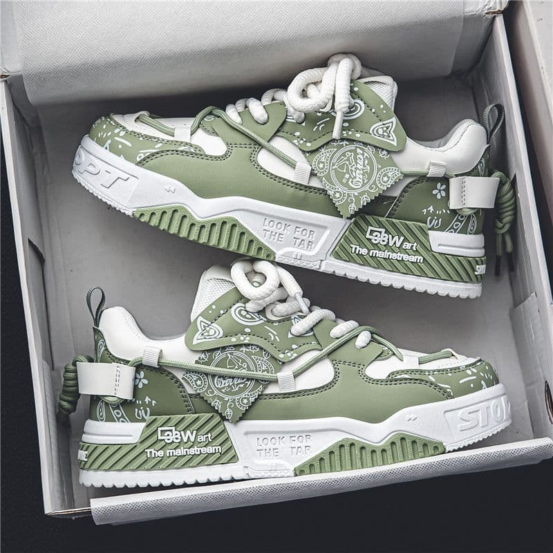 Men's shoes 2025 new summer versatile niche original casual flat shoes sports thick soles heightening bread trendy shoes