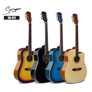 Factory Direct 41-Inch Entry-Level Folk Guitar for Beginners, Acoustic Guitar, EQ Options Available, Quality Guaranteed