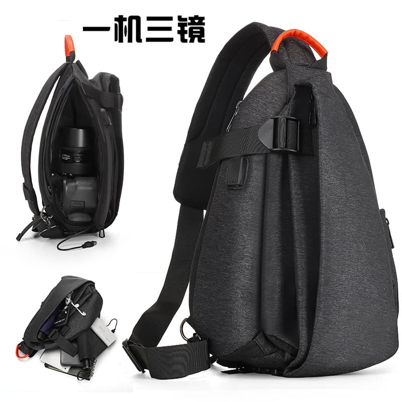 Canon Nikon Sony Fuji camera bag cross-body bag large capacity waterproof professional shoulder photography backpack multi-function