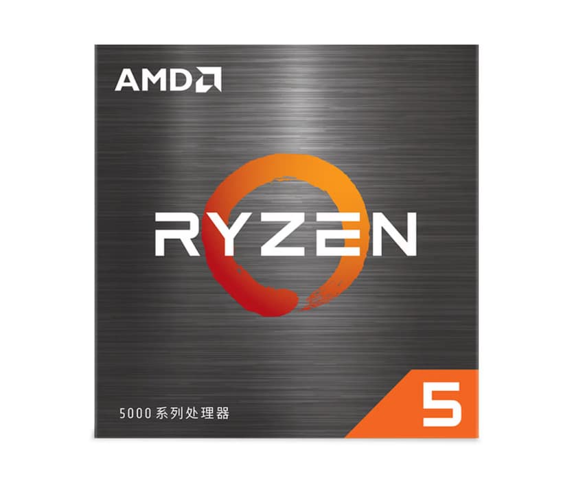 Compatible with AMD Ryzen 5 5600X processors (R5), 6-core, 12-thread, up to 4.6GHz boxed CPU
